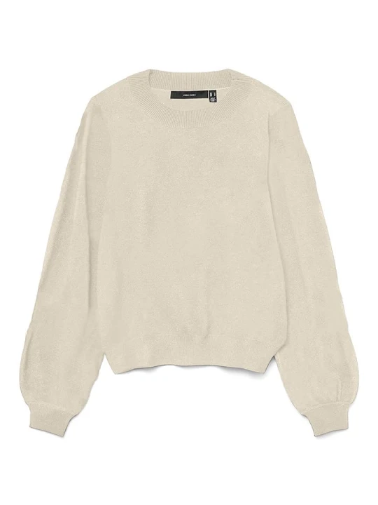 Zdjęcie produktu Vero Moda Sweter w kolorze beżowym rozmiar: L