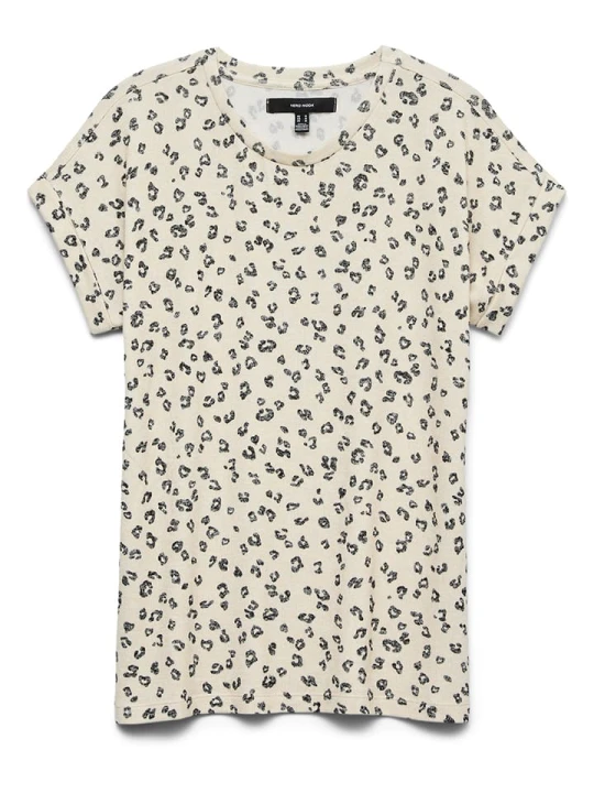 Zdjęcie produktu Vero Moda Koszulka w kolorze beżowym rozmiar: M