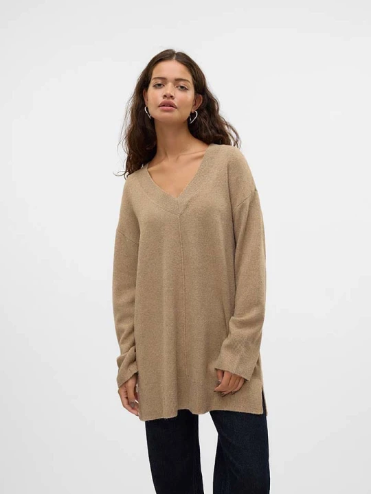 Zdjęcie produktu Vero Moda Sweter w kolorze beżowym rozmiar: S