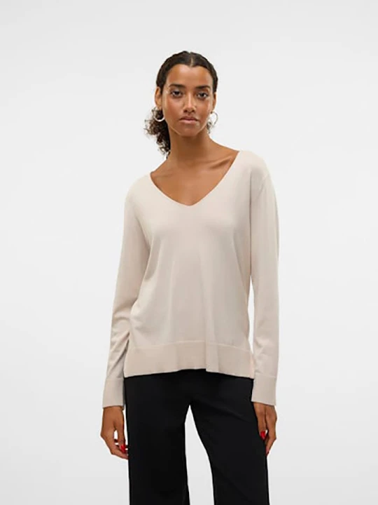 Zdjęcie produktu Vero Moda Sweter w kolorze beżowym rozmiar: S