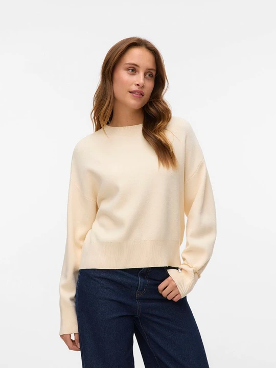 Zdjęcie produktu Vero Moda Sweter w kolorze beżowym rozmiar: XS