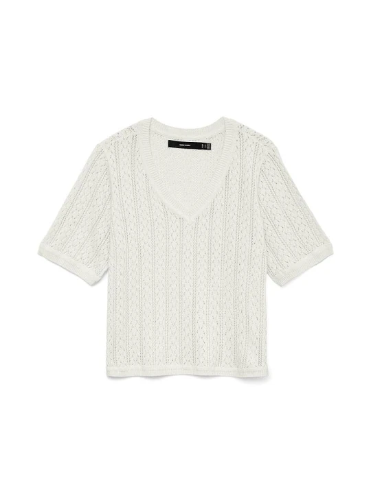 Zdjęcie produktu Vero Moda Sweter w kolorze białym rozmiar: XL