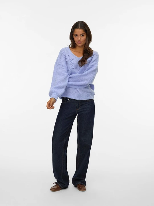 Zdjęcie produktu Vero Moda Sweter w kolorze błękitnym rozmiar: XS
