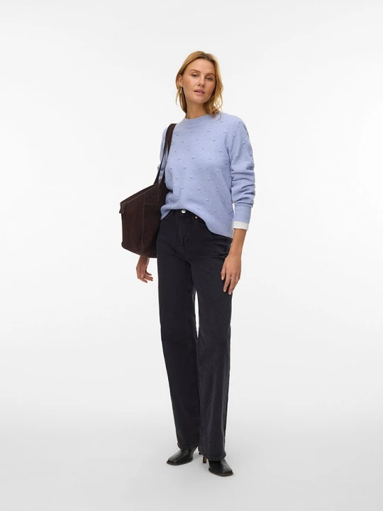 Zdjęcie produktu Vero Moda Sweter w kolorze błękitnym rozmiar: L