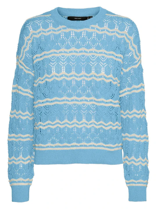 Zdjęcie produktu Vero Moda Sweter w kolorze błękitnym rozmiar: L