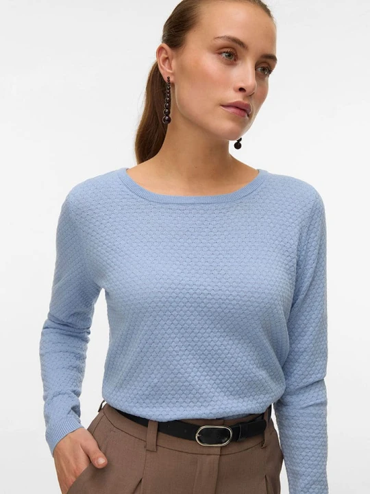Zdjęcie produktu Vero Moda Sweter w kolorze błękitnym rozmiar: XL