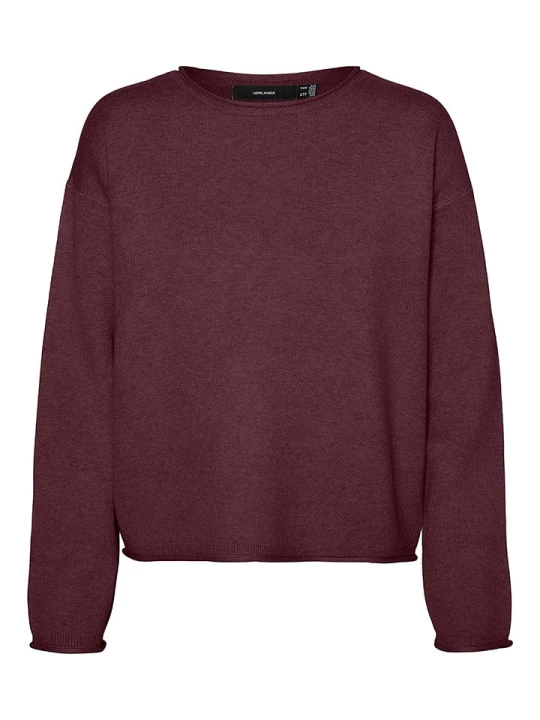 Zdjęcie produktu Vero Moda Sweter w kolorze bordowym rozmiar: XXL