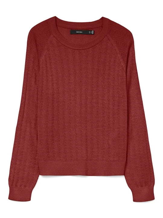Zdjęcie produktu Vero Moda Sweter w kolorze bordowym rozmiar: XS