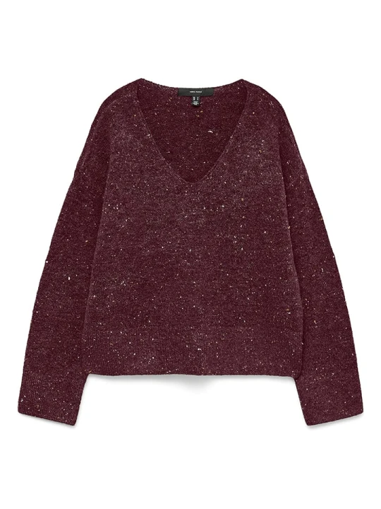 Zdjęcie produktu Vero Moda Sweter w kolorze bordowym rozmiar: XS