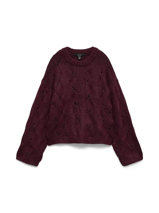 Zdjęcie produktu Vero Moda Sweter w kolorze bordowym rozmiar: M