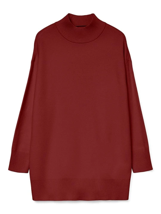 Zdjęcie produktu Vero Moda Sweter w kolorze bordowym rozmiar: S