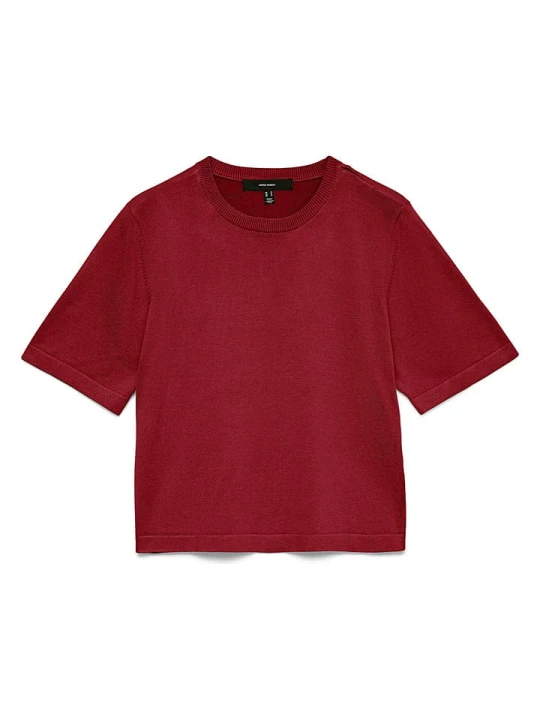 Zdjęcie produktu Vero Moda Sweter w kolorze bordowym rozmiar: L