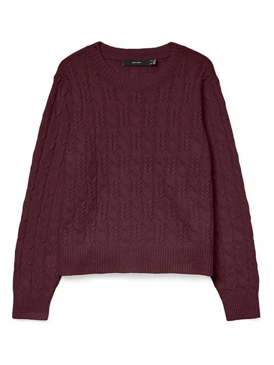 Zdjęcie produktu Vero Moda Sweter w kolorze ciemnofioletowym rozmiar: XL