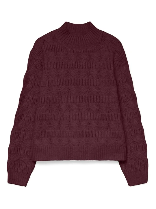 Zdjęcie produktu Vero Moda Sweter w kolorze ciemnofioletowym rozmiar: S