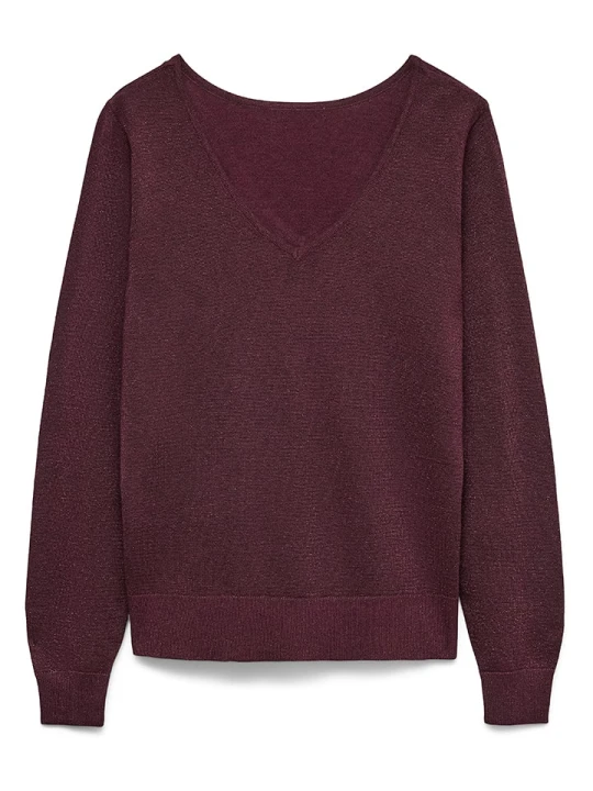Zdjęcie produktu Vero Moda Sweter w kolorze ciemnofioletowym rozmiar: S