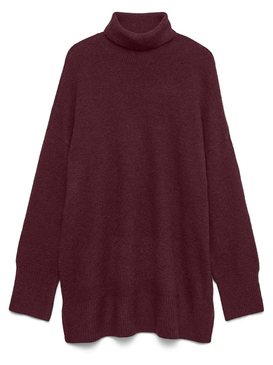 Zdjęcie produktu Vero Moda Sweter w kolorze ciemnofioletowym rozmiar: M