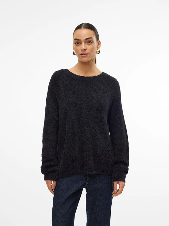Zdjęcie produktu Vero Moda Sweter w kolorze czarnym rozmiar: L