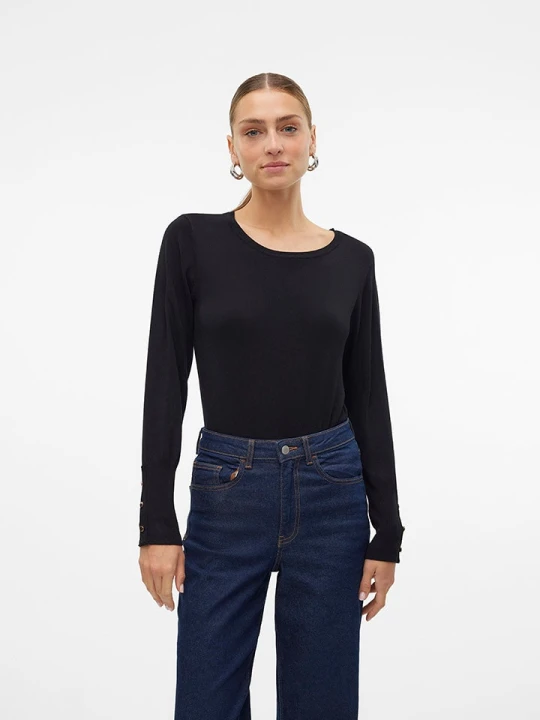 Zdjęcie produktu Vero Moda Sweter w kolorze czarnym rozmiar: S