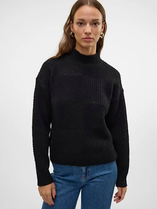 Zdjęcie produktu Vero Moda Sweter w kolorze czarnym rozmiar: S