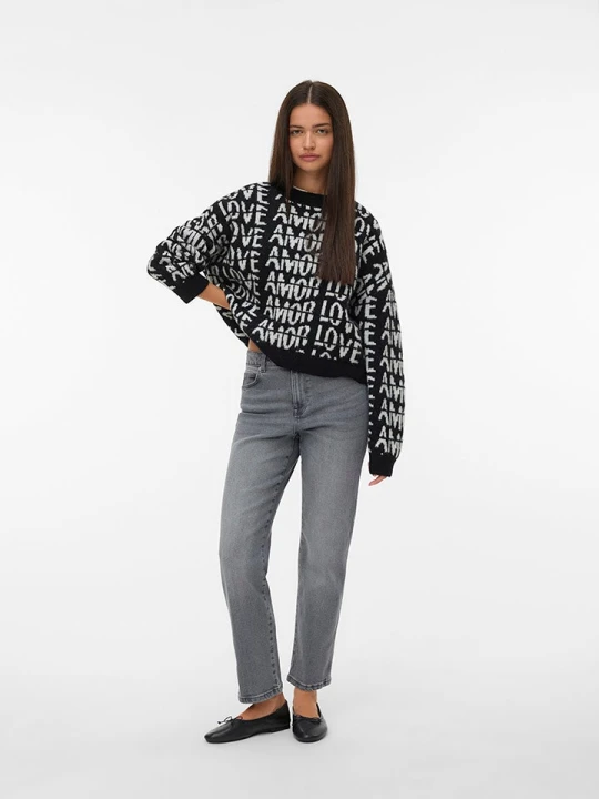 Zdjęcie produktu Vero Moda Sweter w kolorze czarnym rozmiar: M