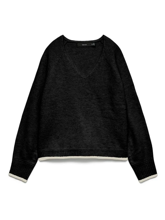 Zdjęcie produktu Vero Moda Sweter w kolorze czarnym rozmiar: L
