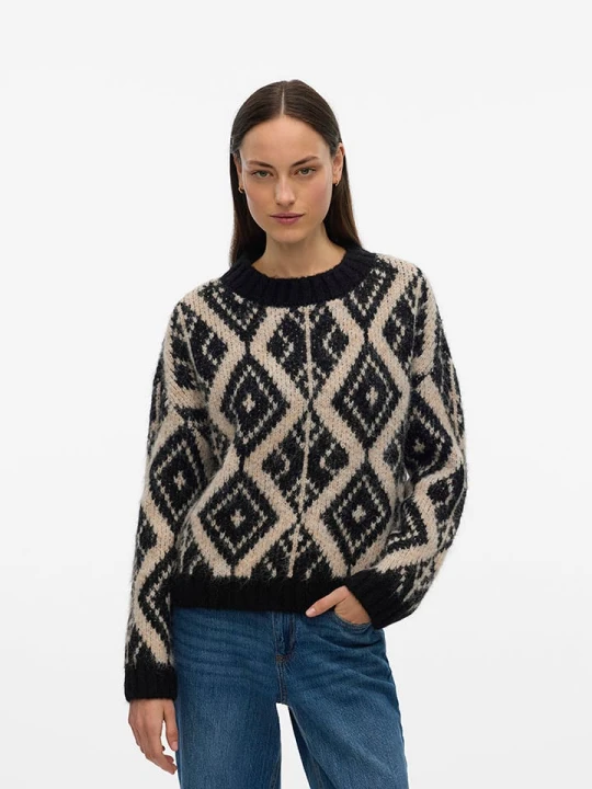 Zdjęcie produktu Vero Moda Sweter w kolorze czarnym rozmiar: S