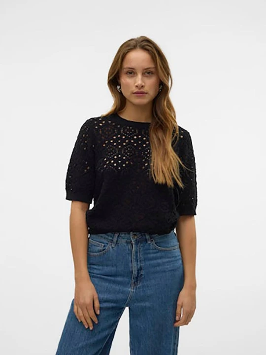 Zdjęcie produktu Vero Moda Sweter w kolorze czarnym rozmiar: M