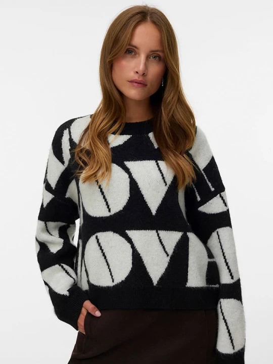 Zdjęcie produktu Vero Moda Sweter w kolorze czarnym rozmiar: XS