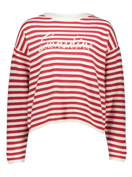 Zdjęcie produktu Vero Moda Sweter w kolorze czerwono-białym rozmiar: XS