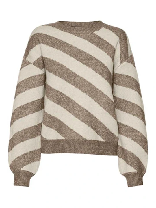 Zdjęcie produktu Vero Moda Sweter w kolorze jasnobrązowo-beżowym rozmiar: L