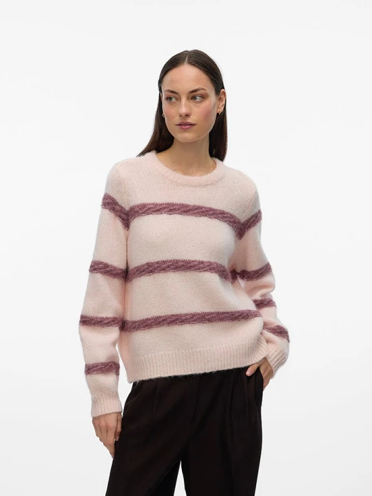 Zdjęcie produktu Vero Moda Sweter w kolorze jasnoróżowym rozmiar: L