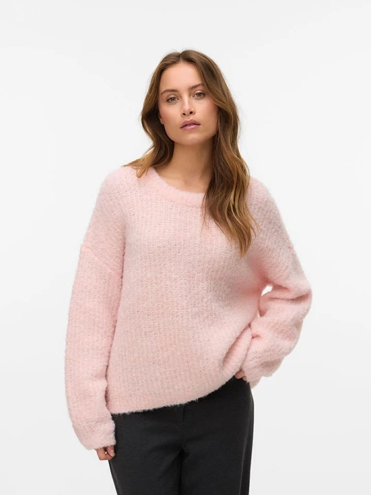 Zdjęcie produktu Vero Moda Sweter w kolorze jasnoróżowym rozmiar: XL