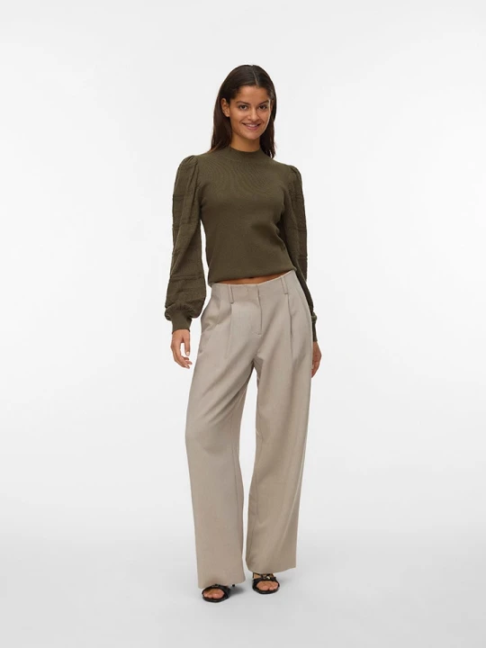 Zdjęcie produktu Vero Moda Sweter w kolorze khaki rozmiar: M