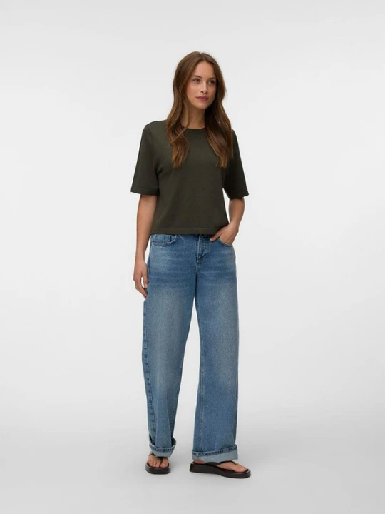Zdjęcie produktu Vero Moda Sweter w kolorze khaki rozmiar: L