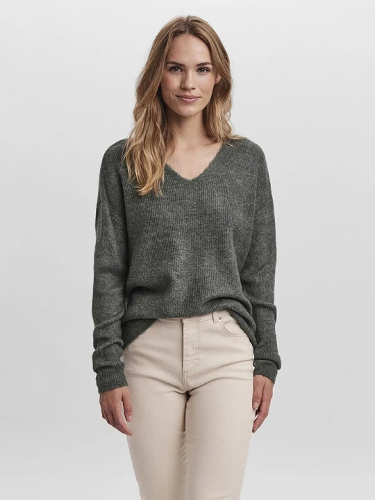 Zdjęcie produktu Vero Moda Sweter w kolorze khaki rozmiar: M