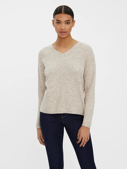 Zdjęcie produktu Vero Moda Sweter w kolorze kremowym rozmiar: XL
