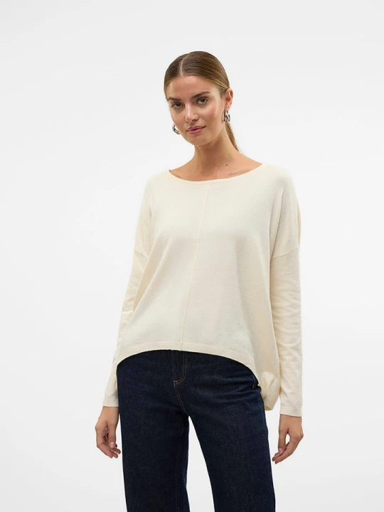 Zdjęcie produktu Vero Moda Sweter w kolorze kremowym rozmiar: XL