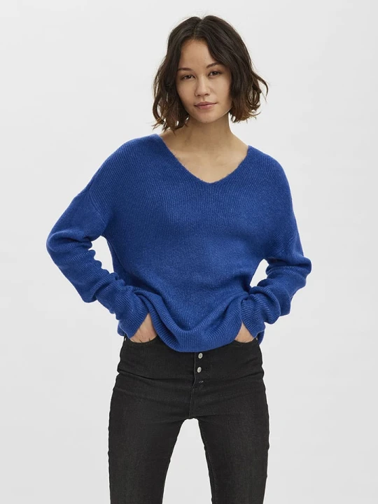 Zdjęcie produktu Vero Moda Sweter w kolorze niebieskim rozmiar: M
