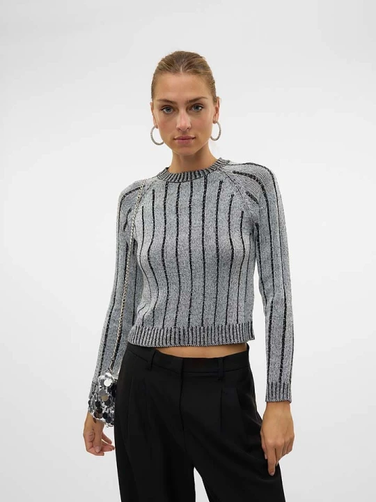 Zdjęcie produktu Vero Moda Sweter w kolorze szarym rozmiar: L
