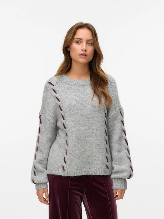 Zdjęcie produktu Vero Moda Sweter w kolorze szarym rozmiar: M