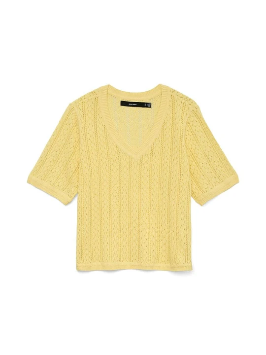 Zdjęcie produktu Vero Moda Sweter w kolorze żółtym rozmiar: L