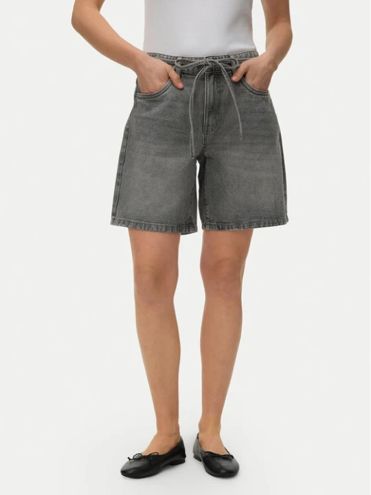 Zdjęcie produktu Vero Moda Szorty jeansowe Wien 10341837 Szary Relaxed Fit