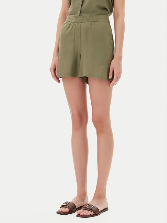 Zdjęcie produktu Vero Moda Szorty materiałowe Thea 10333804 Zielony Loose Fit