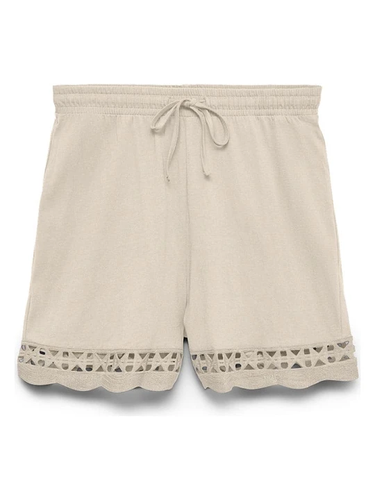 Zdjęcie produktu Vero Moda Szorty w kolorze beżowym rozmiar: L
