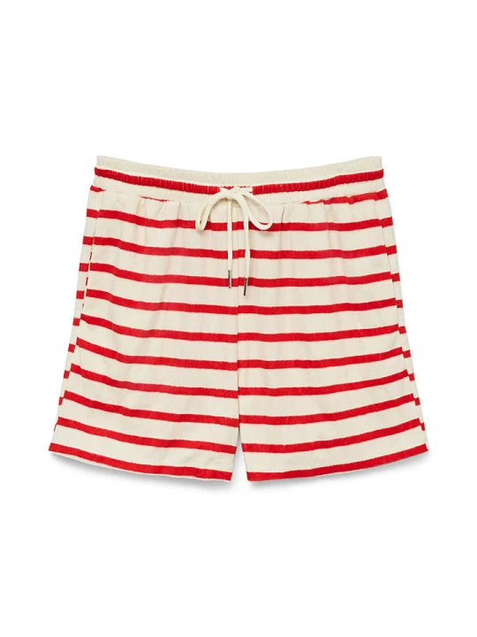 Zdjęcie produktu Vero Moda Szorty w kolorze kremowo-czerwonym rozmiar: M