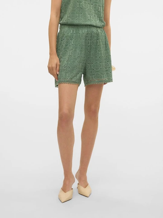Zdjęcie produktu Vero Moda Szorty w kolorze zielonym rozmiar: L