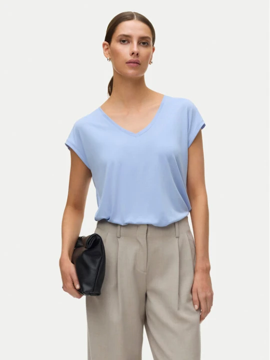 Zdjęcie produktu Vero Moda T-Shirt Filli 10247666 Błękitny Relaxed Fit Niebieski jasny