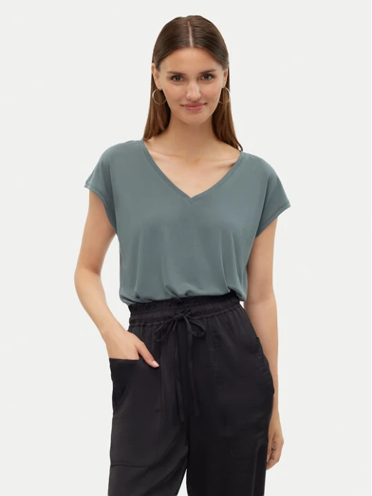 Zdjęcie produktu Vero Moda T-Shirt Filli 10247666 Zielony Relaxed Fit