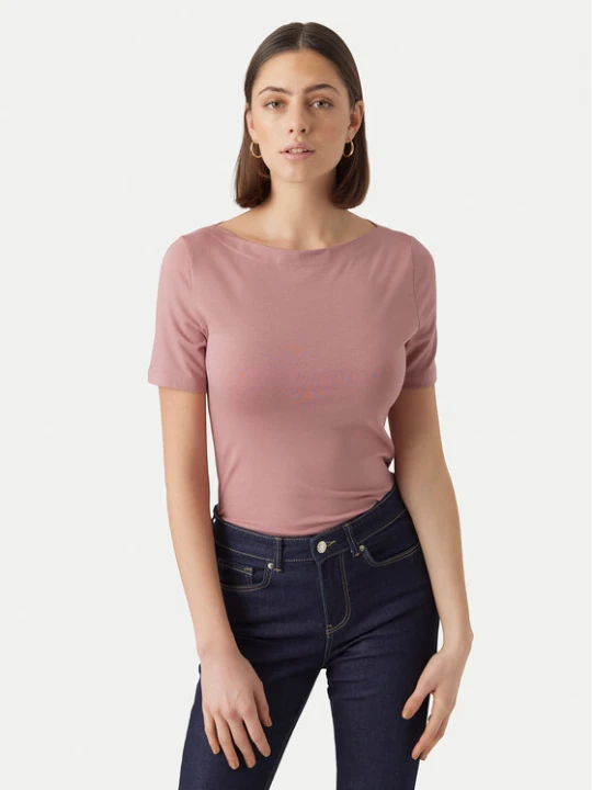 Zdjęcie produktu Vero Moda T-Shirt Panda 10231753 Różowy Regular Fit