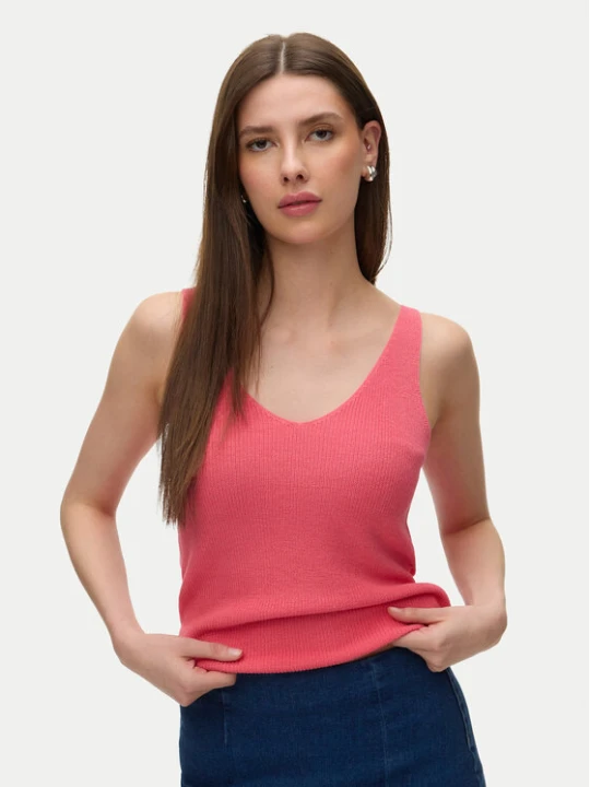 Zdjęcie produktu Vero Moda Top New Lex Sun 10281877 Koralowy Regular Fit
